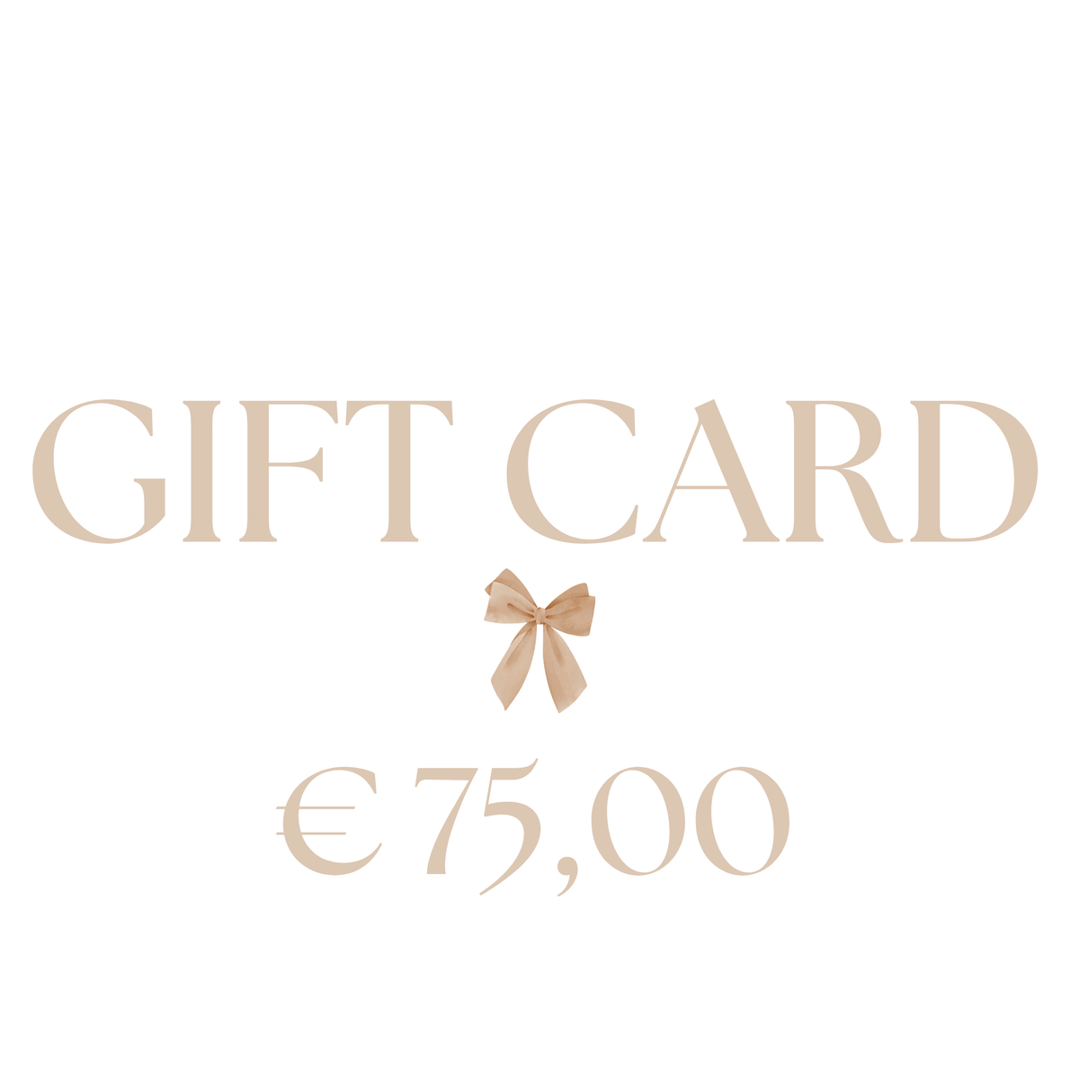 BOUTIQUE BY JLK | Gift voucher