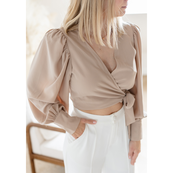 Wrapping top jewelle