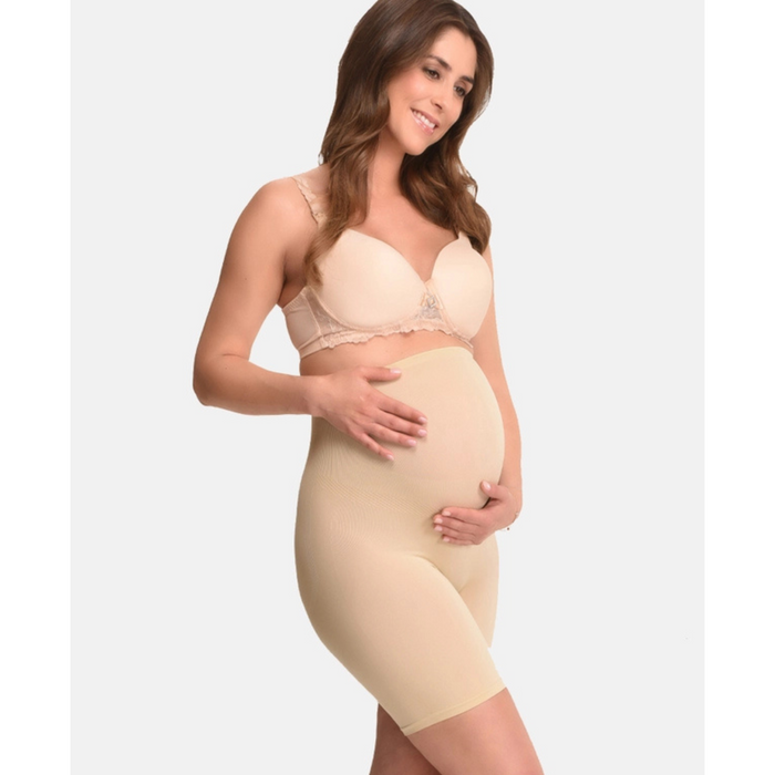 Pregnancy shorts beige